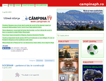 Tablet Screenshot of campinaph.ro